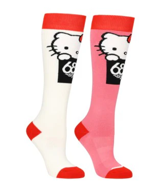 686 Hello Kitty 2 Pack Womens Socks 2026 - Image 2