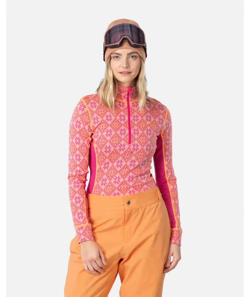 Karitraa Rose Half Zip Womens Top - Image 3