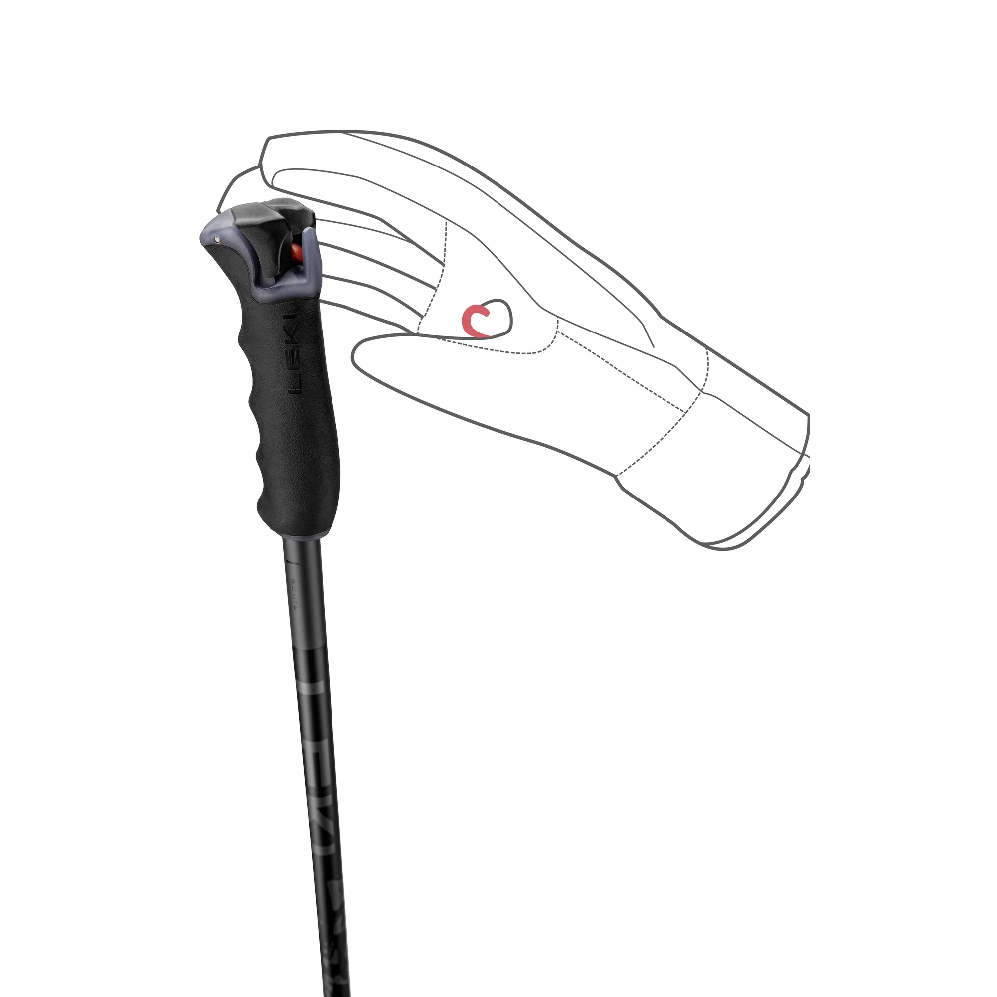Leki Detect S Trigger Poles - Image 5
