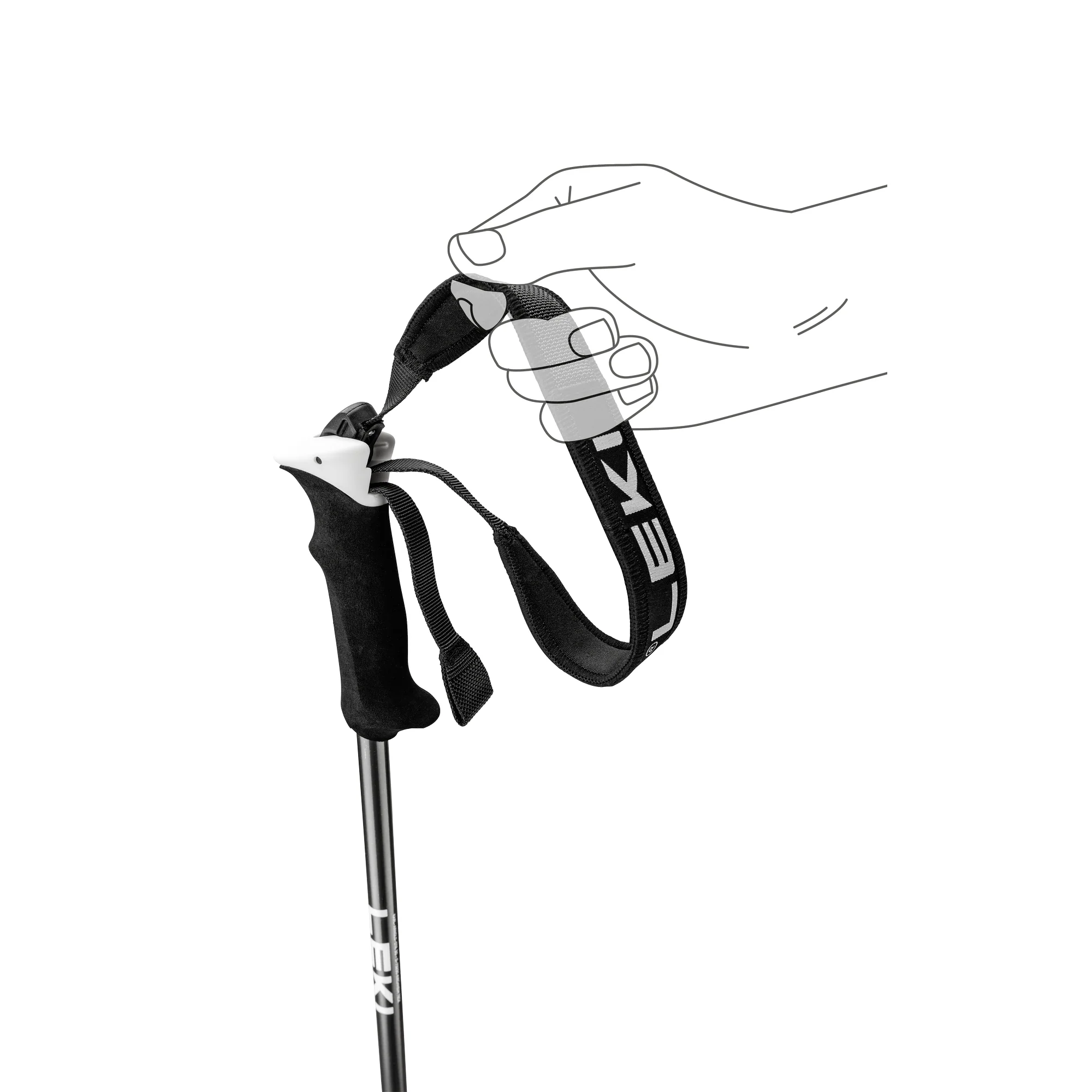 Leki Elite Lady Ski Poles - Image 3