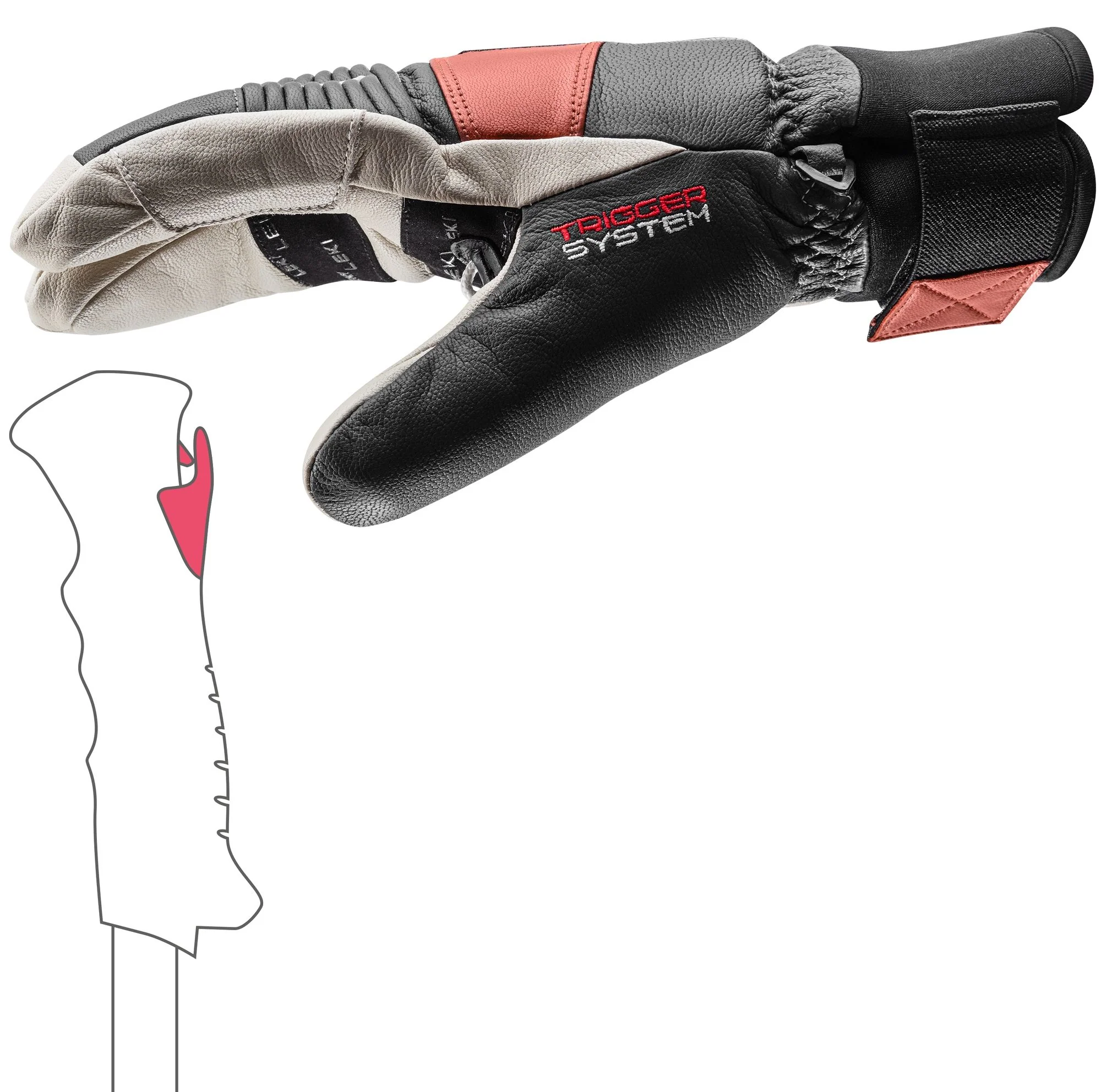 Leki Patrol 3d Lobster Gloves - Image 4