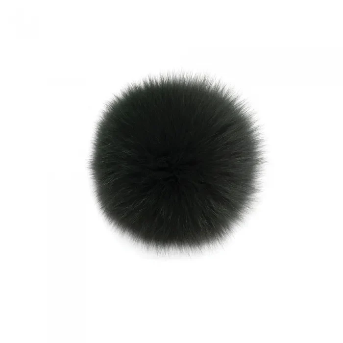 Lindo F Blue Fox Fur Pom Large - Image 3
