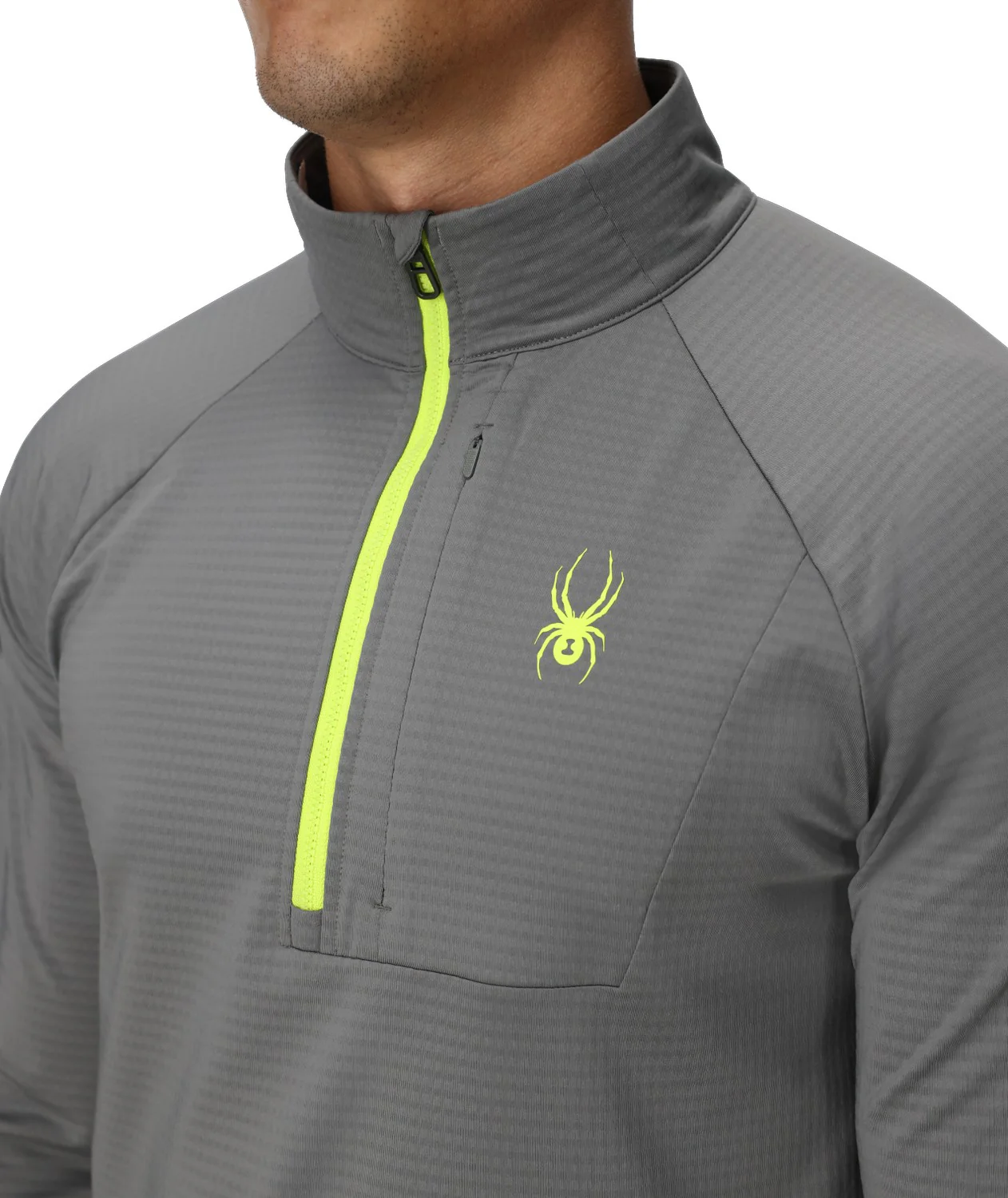 Spyder Gridweb 1/2 Zip Mens Fleece 2026 - Image 4