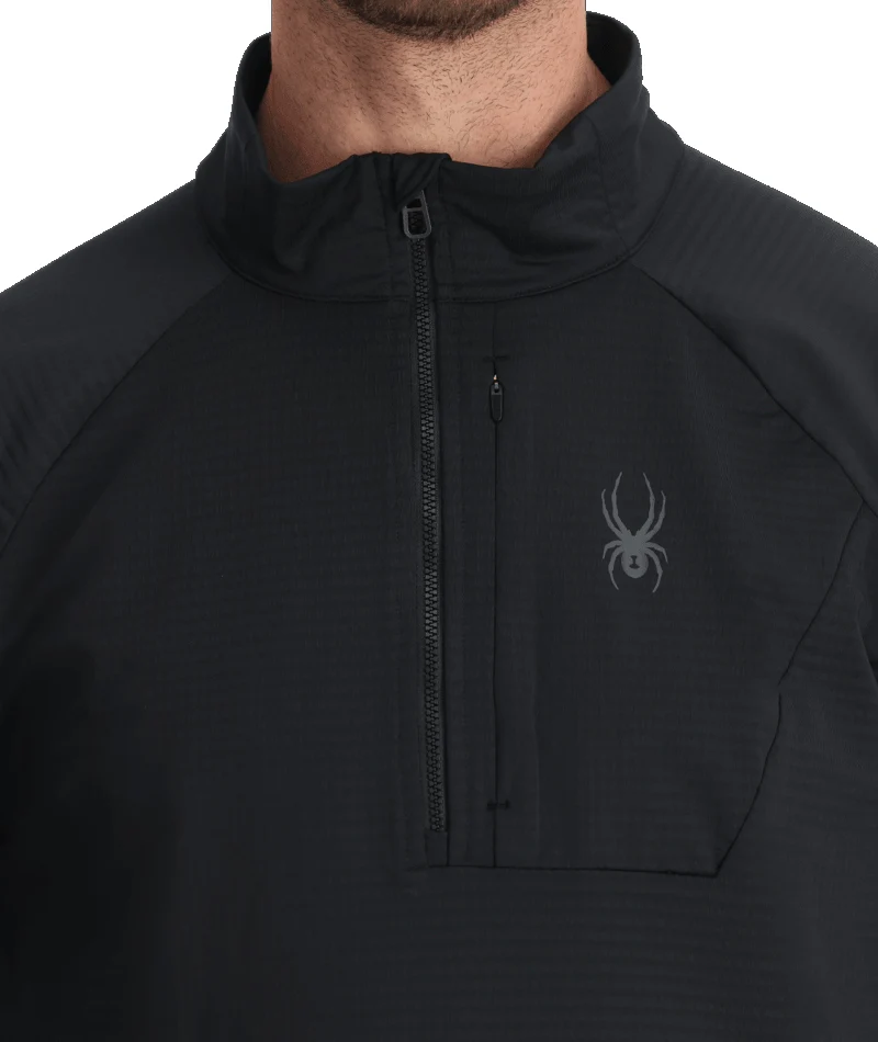 Spyder Gridweb Mens Fleece 1/2 Zip - Image 3