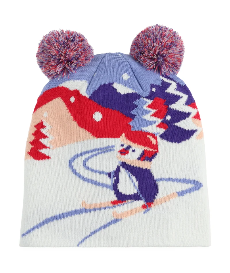 Spyder Penguin Double Pom Hat - Image 2
