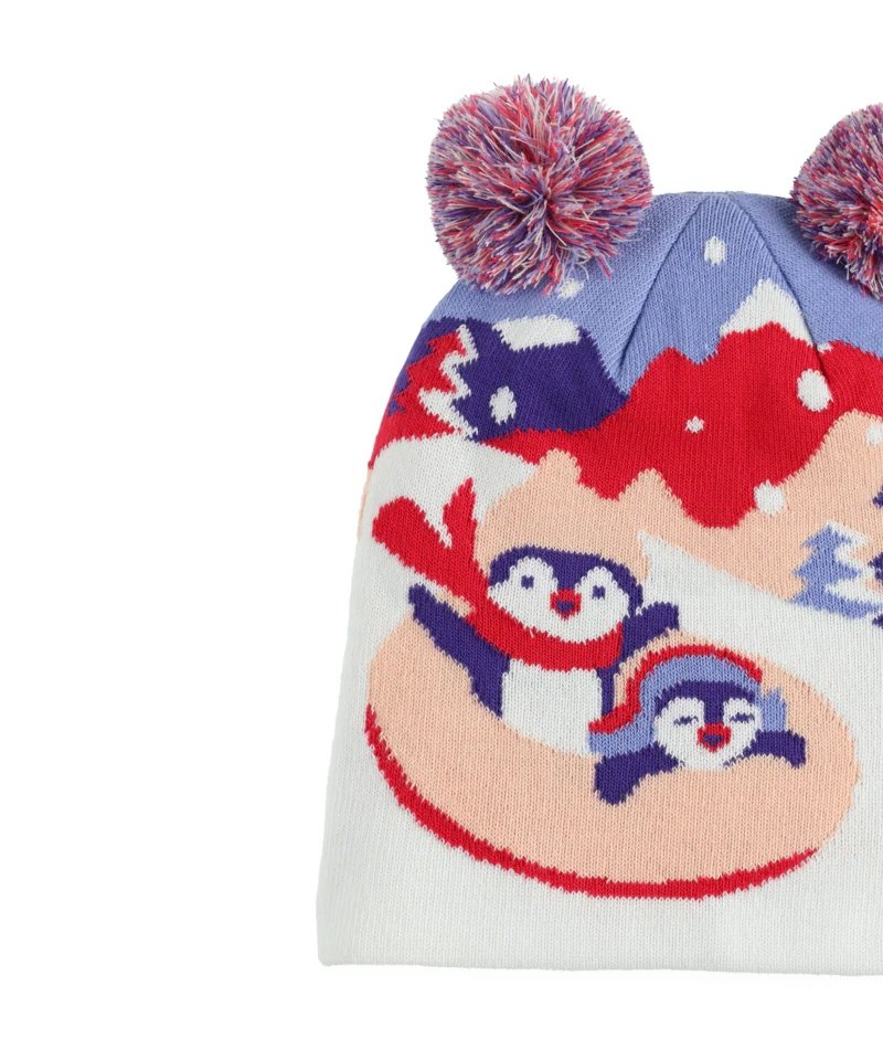 Spyder Penguin Double Pom Hat - Image 3