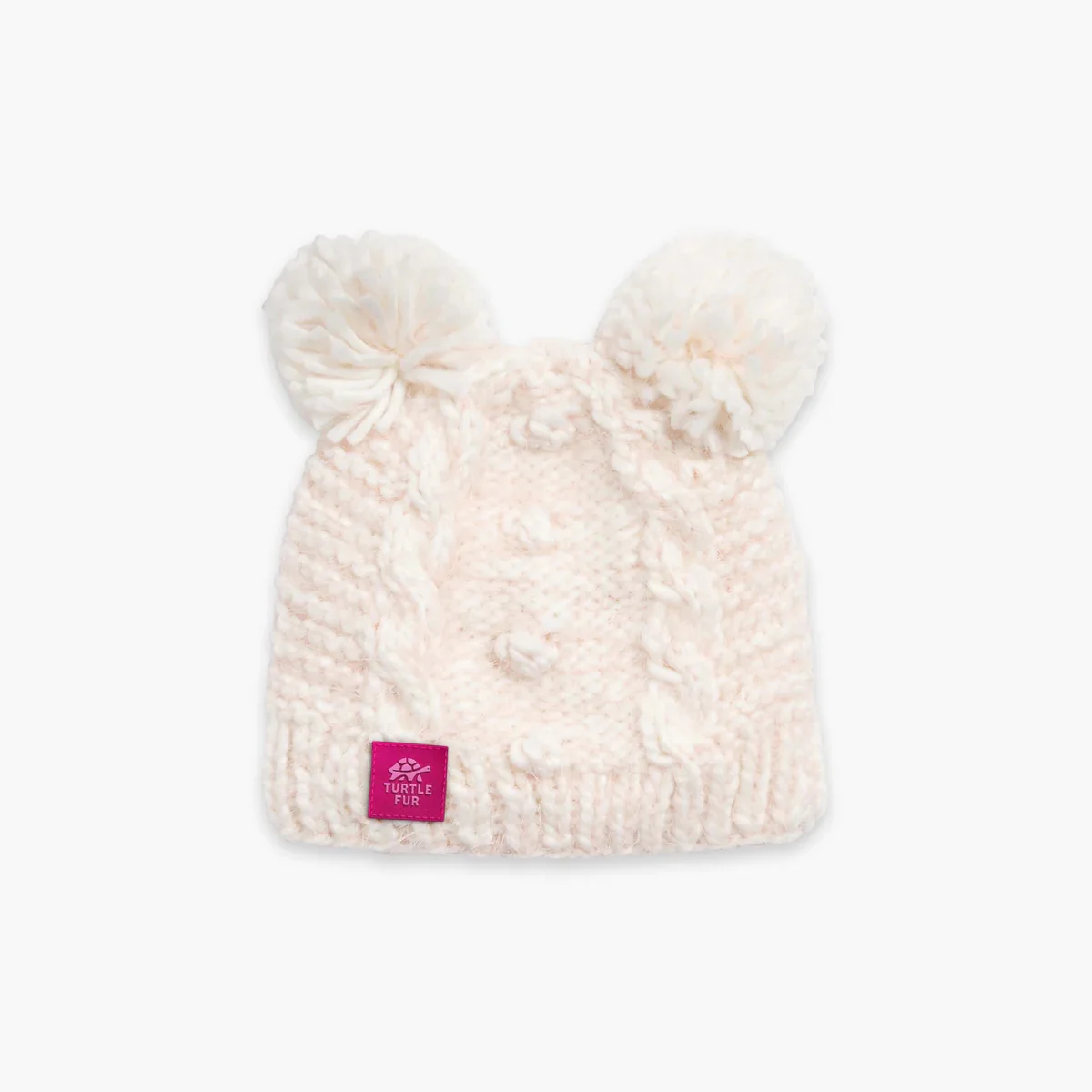 Turtel Fur Fluff Balls Beanie